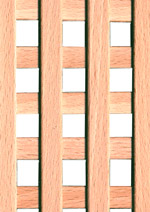 Holzmuster: Buche Ziergitter