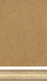 Holzmuster: Fichte-Sperrholz mit HDF-Deck schwer entflammbar B1