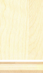 Holzmuster: Ahorn 3-Schichtplatte