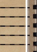 Holzmuster: Akustikpanel Birke